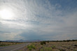Americas southwest scenery with clouds