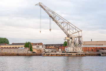 cranes in port