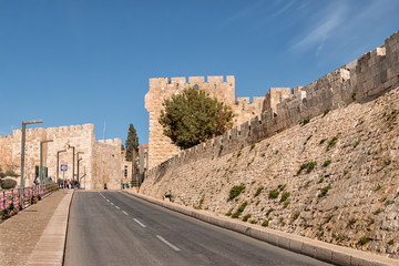 Jerusalem Old City - Approach to Jaffa Gate