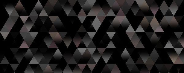 Dark grey triangle background
