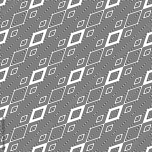 Seamless diamonds patternt. Geometric diagonal texture.