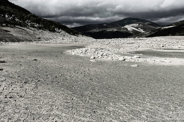 Wall Mural - Dramatic view of Cantabrian Mountains