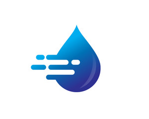 Wall Mural - Water Technology Logo, Water Drop Logo, Water Drop Design Template vector illustration