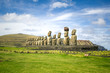 Moai Statues on Rapa Nui, Easter Island