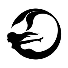 Mermaid Logo Vector Template 