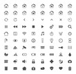 © Dmytro - Smart home technology silhouette vector icons isolated on white background. Smart house automation control system symbols. Modern infographic icons for web, mobile apps and ui design