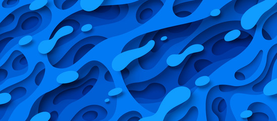 3d abstract background with paper cut shapes. vector design layout for business presentations, flyer