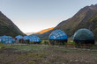 Sky camp - one of the stops along the Salkantay track in Peru