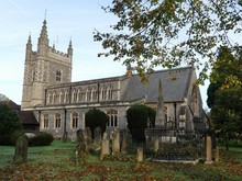 St. Mary And All Saints Church, Beaconsfield. The Burial Place Of The Author G. K. Chesterton, Edmund Burke And The Poet Edmund Waller.