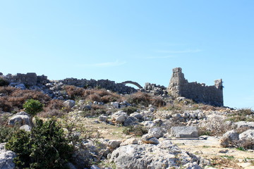 Wall Mural - Adamkayalar is a place in the province of Mersin, Turkey, famous for its carvings on the rocks.