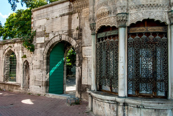 Wall Mural - Istanbul, Turkey, 6 July 2016: Hekimoglu Ali Pasha Mosque 1735, Cerrhapasa, district of Fatih.