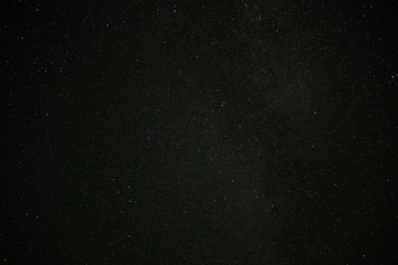 Wall Mural - starry sky in a clear and cold night