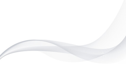 Modern white and gray wave background