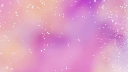 Wall Mural - abstract blur pink looped background with fireworks