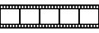 © Hubba Bubba - Film strip isolated vector icon. Retro picture with film strip icon. Film strip roll. Video tape photo film strip frame vector.