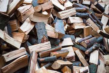 Stacks of Firewood.