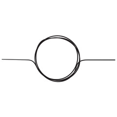 Wall Mural - doodle circle illustration with handddrawn linier sketch style