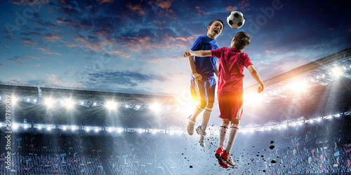 With endless will to victory. Mixed media