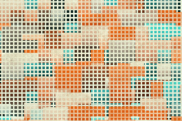 retro patchwork background