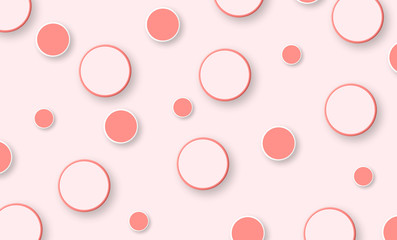 Wall Mural - abstract kawaii festival pattern circle background. soft gradient pastel. concept for wedding card d
