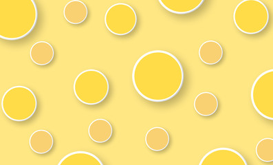 Wall Mural - abstract kawaii festival pattern circle background. soft gradient pastel. concept for wedding card d