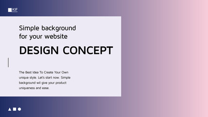 Abstract Vector Colorful Gradient Landing Page Template