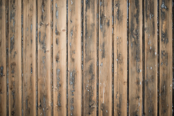 Fototapete - Weathered wooden wall with paint rests
