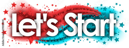 Let S Start Word In Stars Colored Background Stock イラスト Adobe Stock Let S Start Word In Stars Colored Background Stock イラスト Adobe Stock