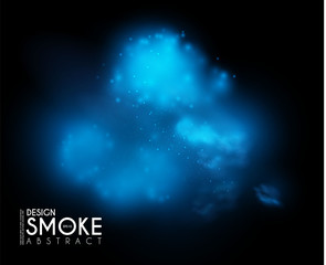 Canvas Print - Fog, mist and smoke steam clouds. Transparent effect. Depth design.