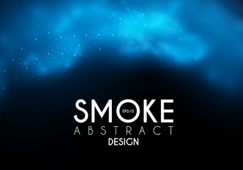 Canvas Print - Fog, mist and smoke steam clouds. Transparent effect. Depth design.