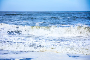 stormy ocean scenery background