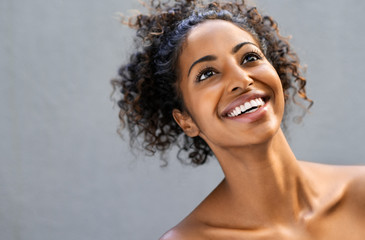 Wall Mural - Beauty african woman laughing