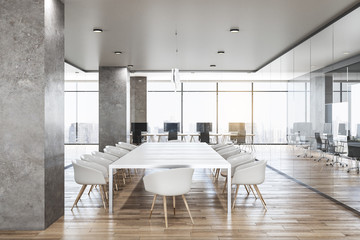 Bright office interior