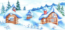 Winter Day Painting Free Stock Photo - Public Domain Pictures