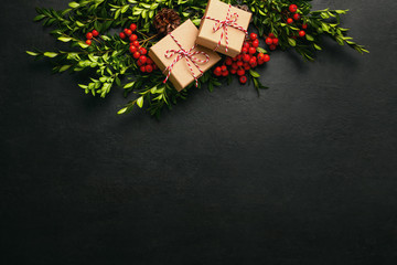 christmas or noel greeting card or invitation background