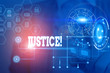 © Zofia - Handwriting text writing Justice. Conceptual photo impartial adjustment of conflicting claims or assignments Picture photo system network scheme modern technology smart device