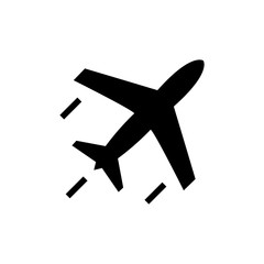 Wall Mural - Plane icon trendy