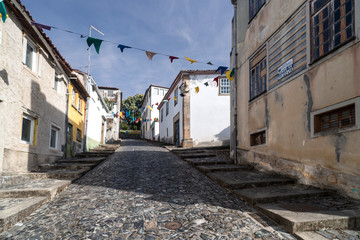 narrow street in old town