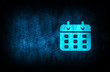 Calendar icon abstract blue background illustration digital texture design concept