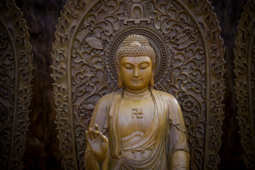 Wall Mural - Statues of Buddha