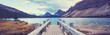 Leinwandbild Motiv Lake in Canada