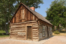 Wooden Butch Cassidy House In Utah