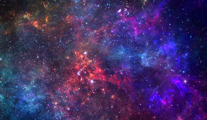 Wall Mural - science fiction wallpaper. Beauty of deep space. Colorful graphics for background, like water waves, clouds, night sky, universe, galaxy, Planets, 