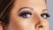 © Olesia - Woman eyes with long eyelashes and smokey eyes make-up. Eyelash extensions, makeup, cosmetics, beauty