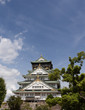 Castillo de Osaka arquitectura tradicional japonesa