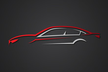 Creative Elegant Car Sport Emblems Vector Element