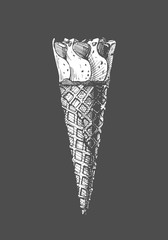 Sticker - Ice cream cone