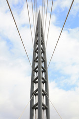 Bridge cable-stayed steel beam