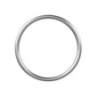 © MP - Metal ring isolated on white background. 3d illustration.
