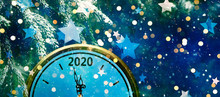 Wide Angle Holiday Background New Year 2020